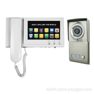 screen 7 inch indoor phone  with full touch video home intercom